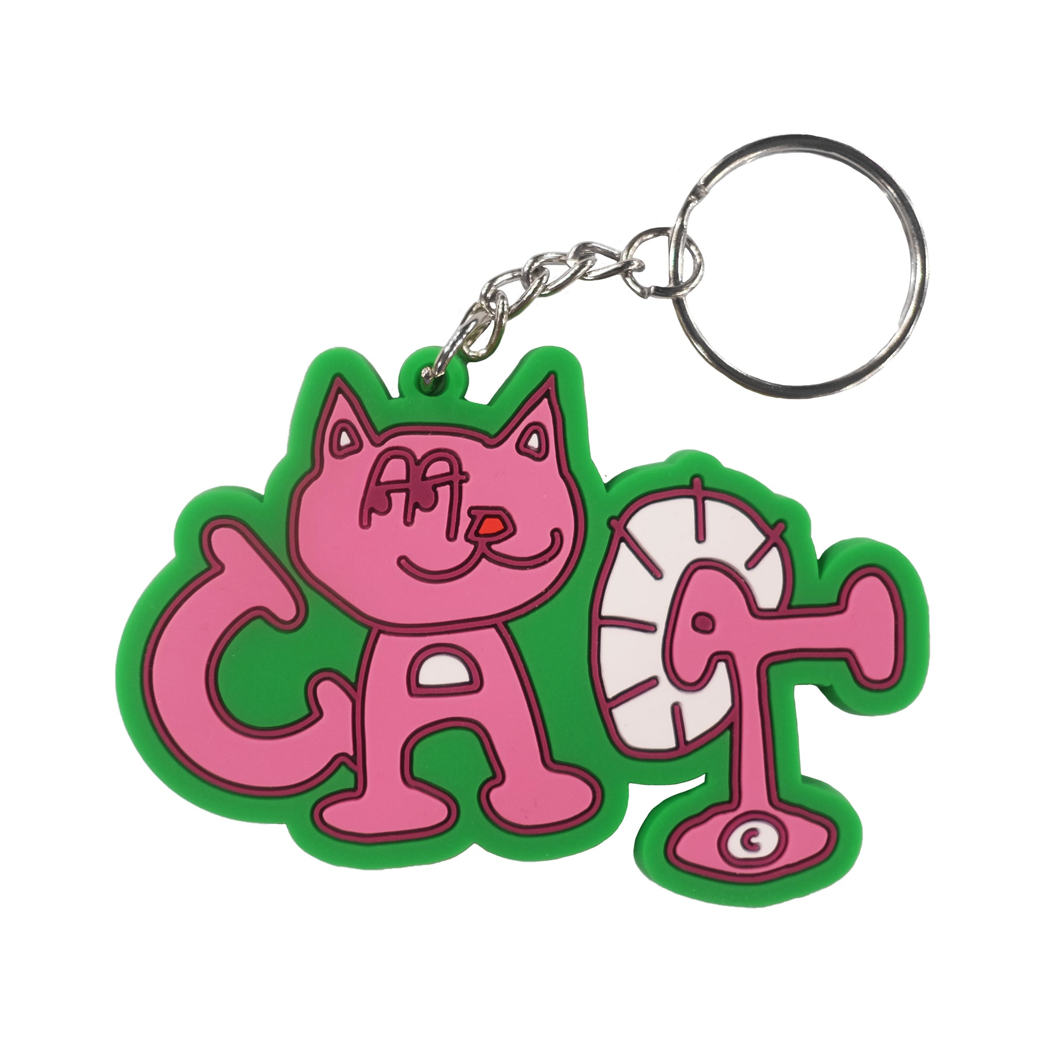 CAT Keychain - Lime