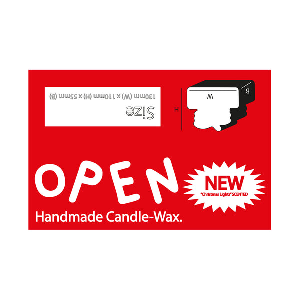 OPEN Handmade Candle-Wax